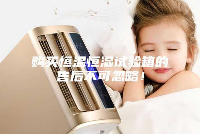 購(gòu)買恒溫恒濕試驗(yàn)箱的售后不可忽略！