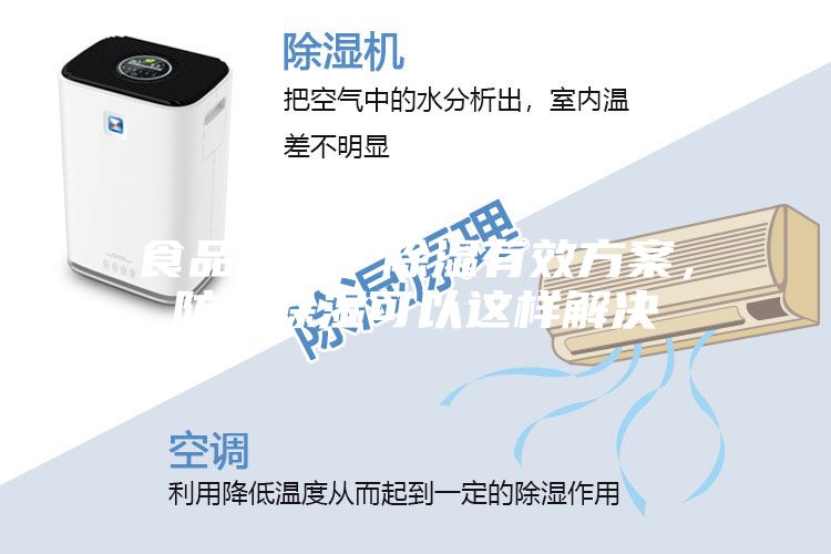 食品加工廠除濕有效方案，防潮除濕可以這樣解決