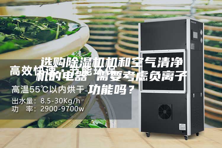 選購除濕機(jī)機(jī)和空氣清凈機(jī)的電器 需要考慮負(fù)離子功能嗎？