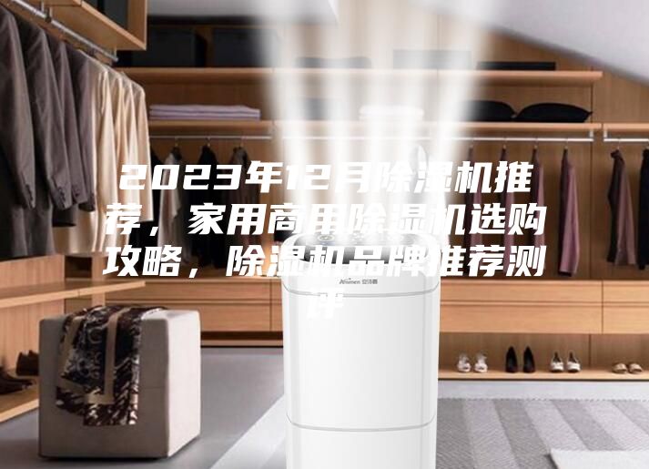 2023年12月除濕機推薦，家用商用除濕機選購攻略，除濕機品牌推薦測評
