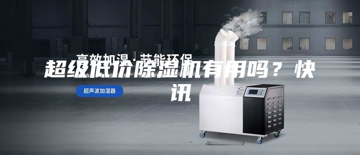 超級低價除濕機有用嗎？快訊