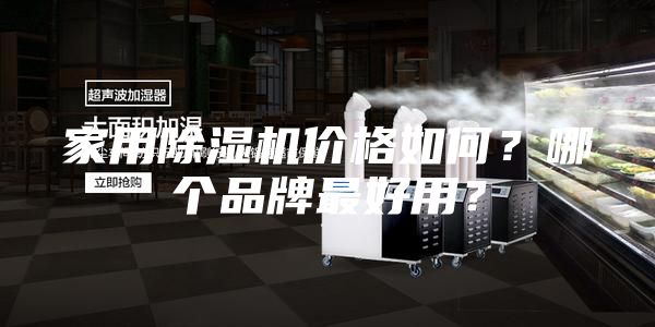 家用除濕機(jī)價(jià)格如何？哪個(gè)品牌最好用？