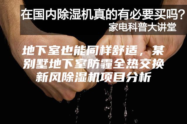 地下室也能同樣舒適，某別墅地下室防霾全熱交換新風(fēng)除濕機(jī)項目分析