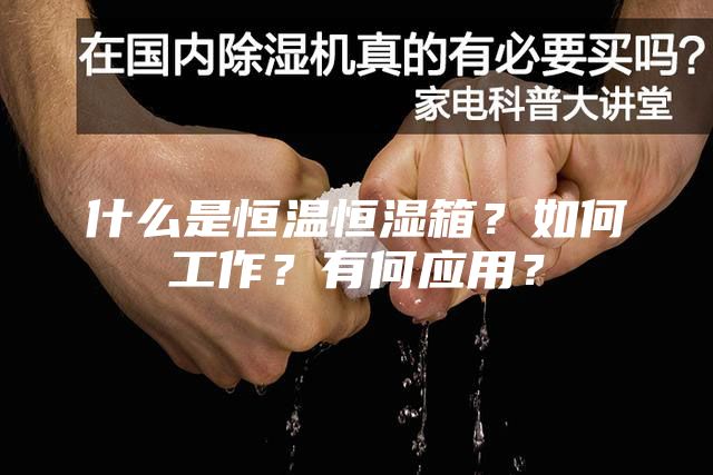 什么是恒溫恒濕箱？如何工作？有何應(yīng)用？