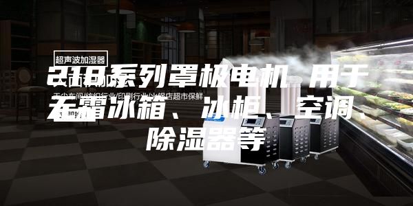 218系列罩極電機(jī) 用于無霜冰箱、冰柜、空調(diào)、除濕器等