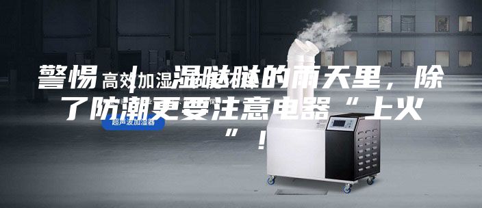 警惕 ｜ 濕噠噠的雨天里，除了防潮更要注意電器“上火”！